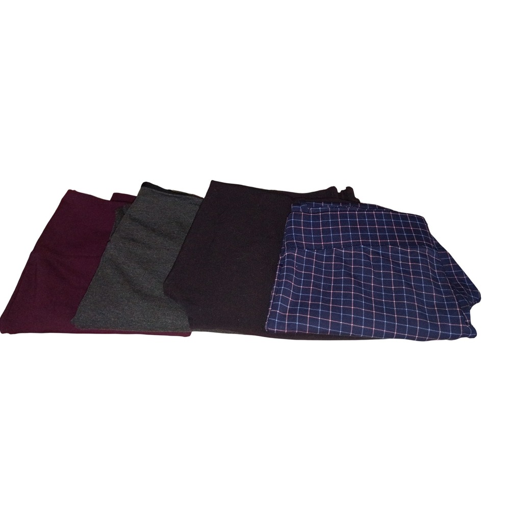 Lot of‎ 4 Stretch Pants Liz Claiborne L Old Navy Stevie L Time & Tru M